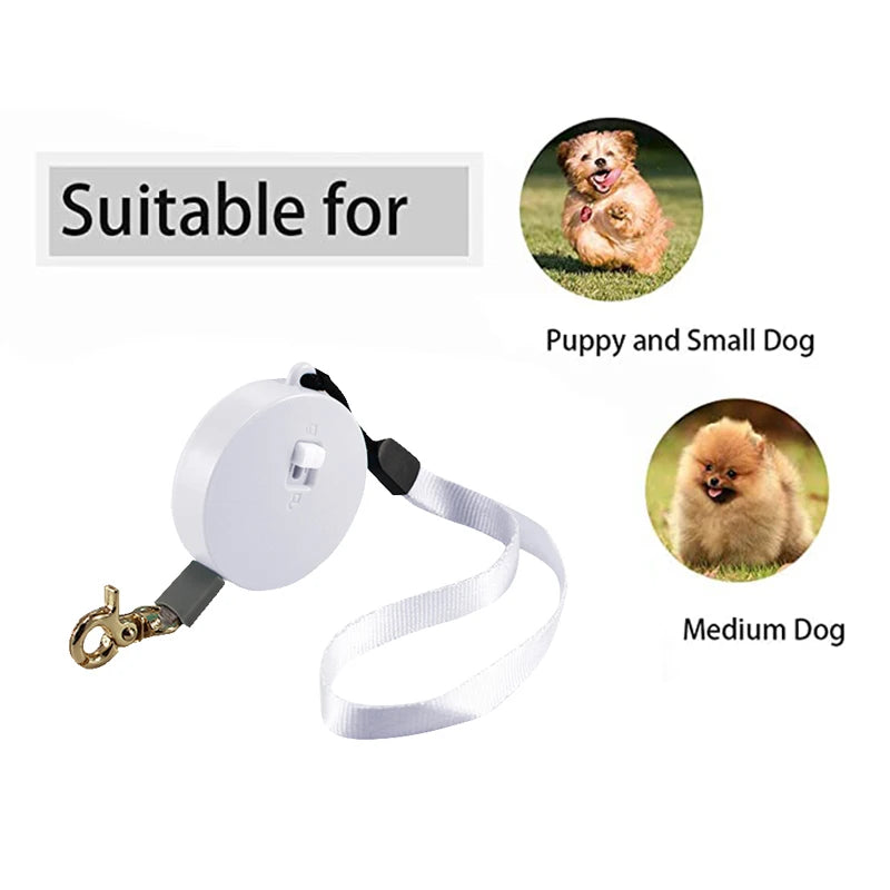 Retractable Dog Leash — 2M Lightweight & Durable