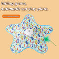 Electric Rotating Cat Toy — Auto Spinning Feather Wand Turntable