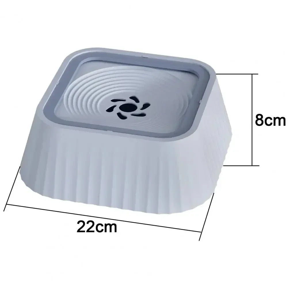 No-Spill Pet Water Bowl — Floating Plate Anti-Splash Design