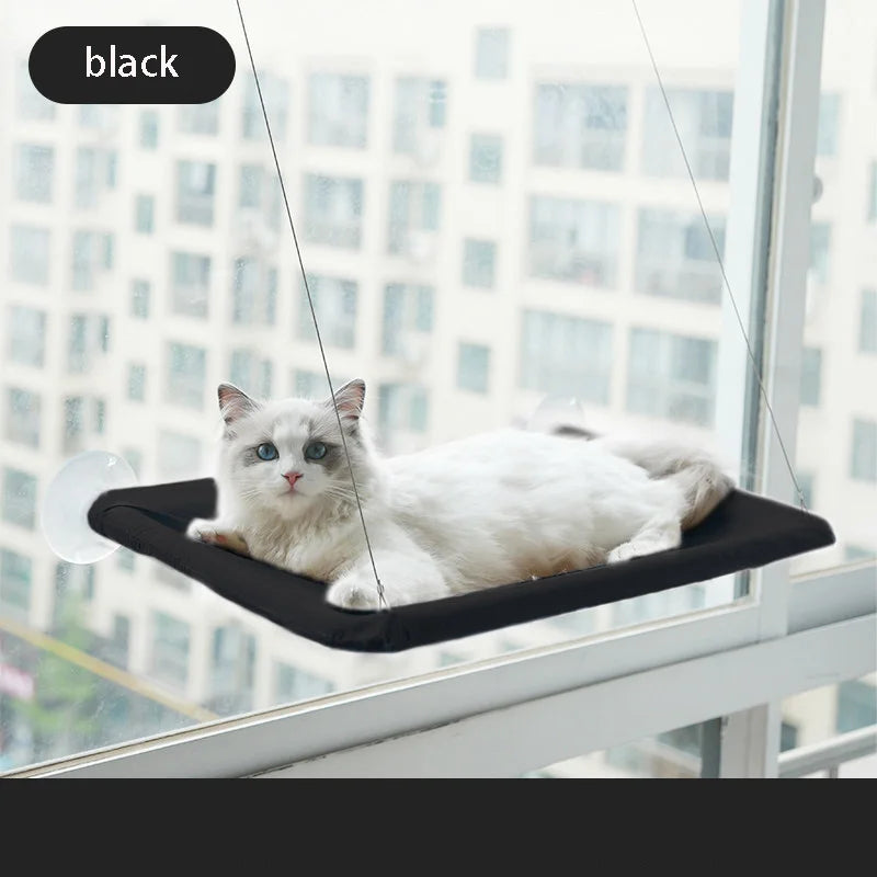 Cat Window Hammock — Aerial Perch Bed with Suction Cups, Holds 20kg