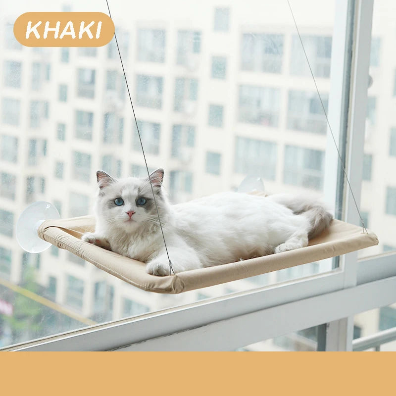 Cat Window Hammock — Aerial Perch Bed with Suction Cups, Holds 20kg