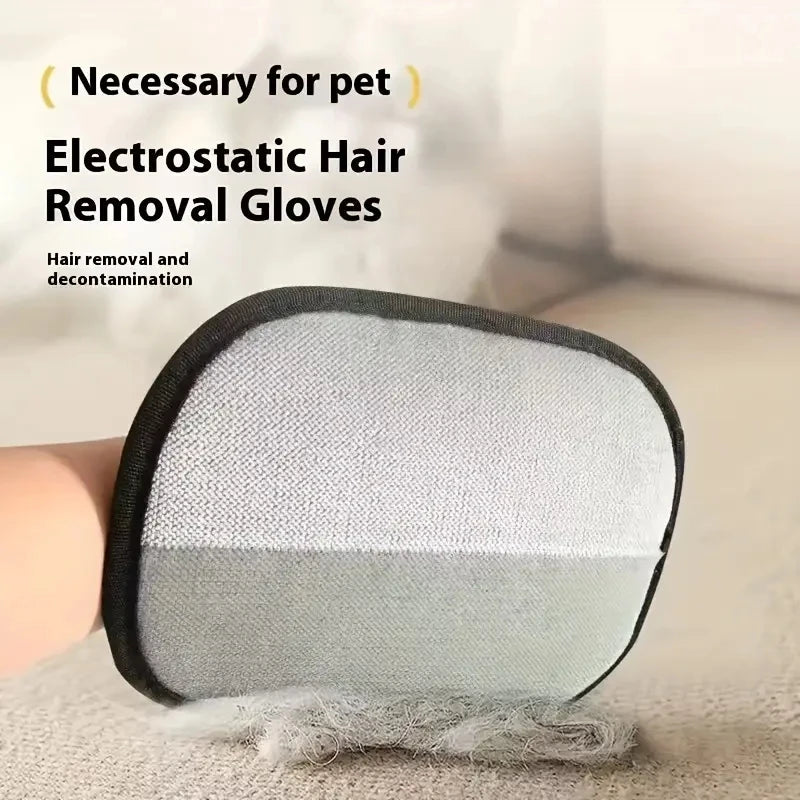 Portable Pet Hair Remover Glove — Washable & Reusable