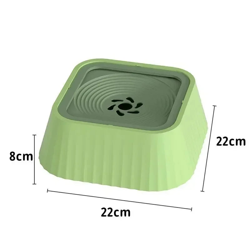 No-Spill Pet Water Bowl — Floating Plate Anti-Splash Design