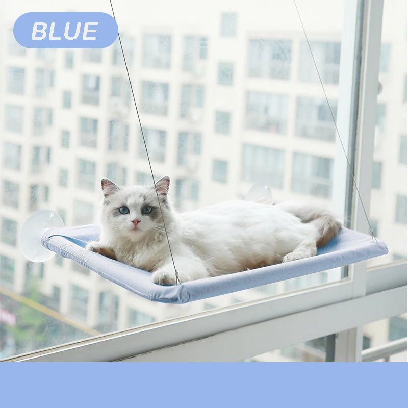 Cat Window Hammock — Aerial Perch Bed with Suction Cups, Holds 20kg