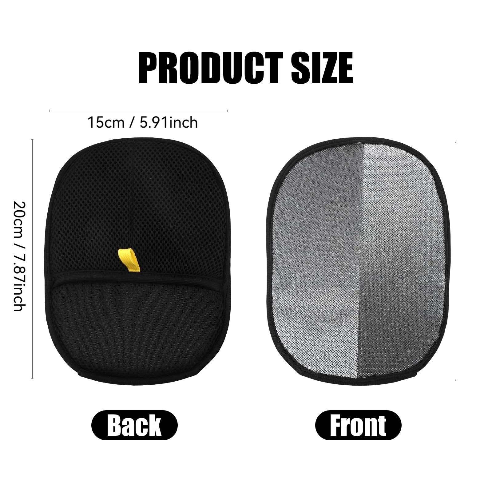 Double-Sided Pet Hair Removal Gloves — Reusable Static Fur Remover