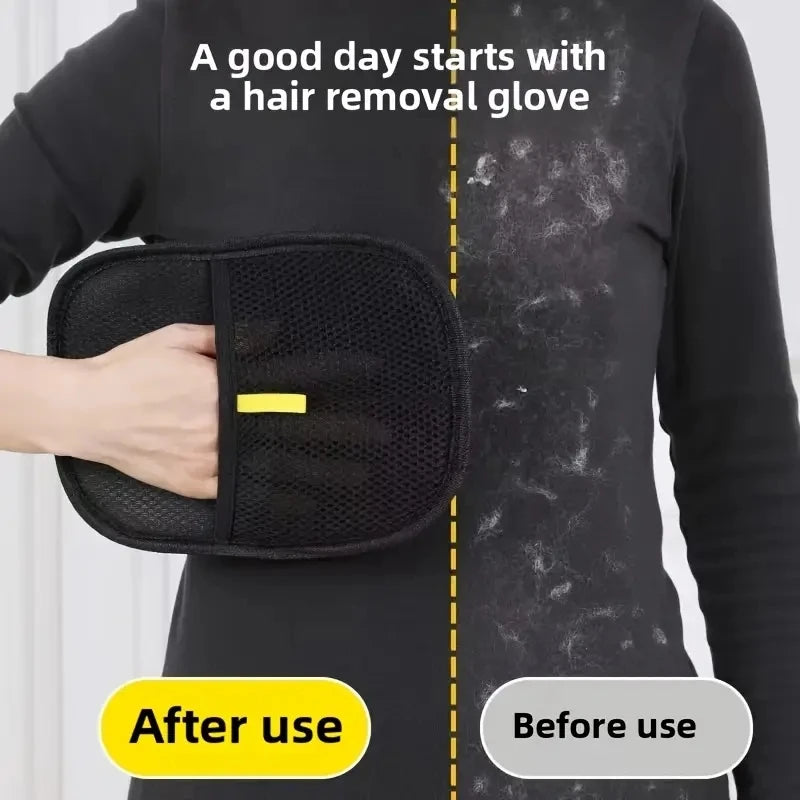 Portable Pet Hair Remover Glove — Washable & Reusable