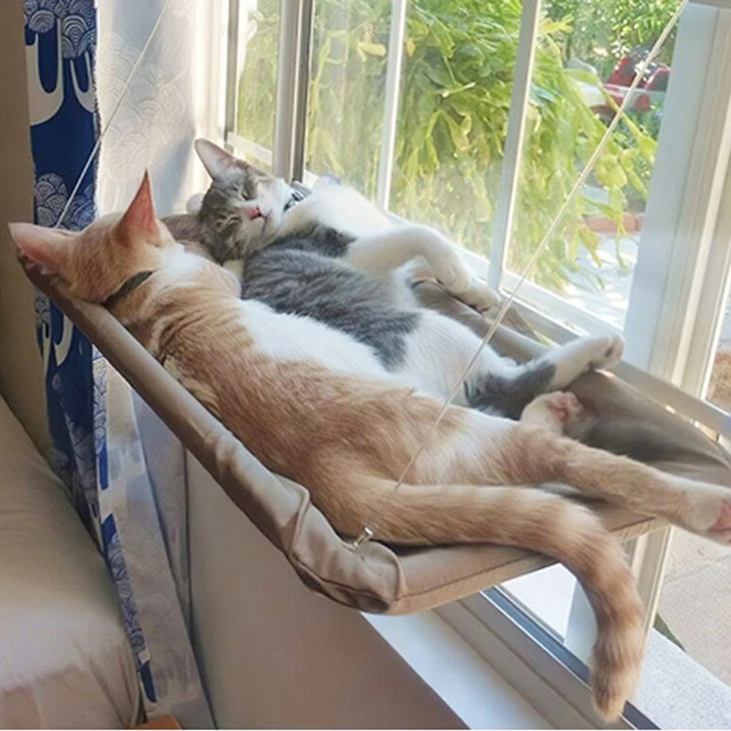 Cat Window Hammock — Aerial Perch Bed with Suction Cups, Holds 20kg