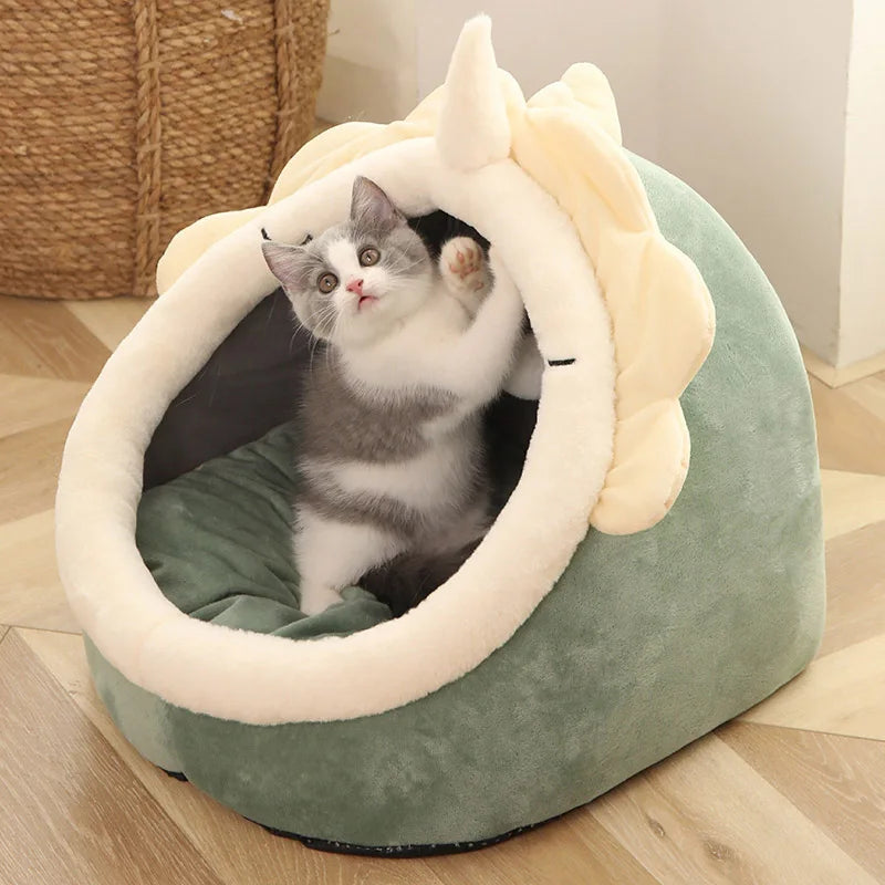 Cozy Cave Pet Bed — Foldable, Washable & Super Soft