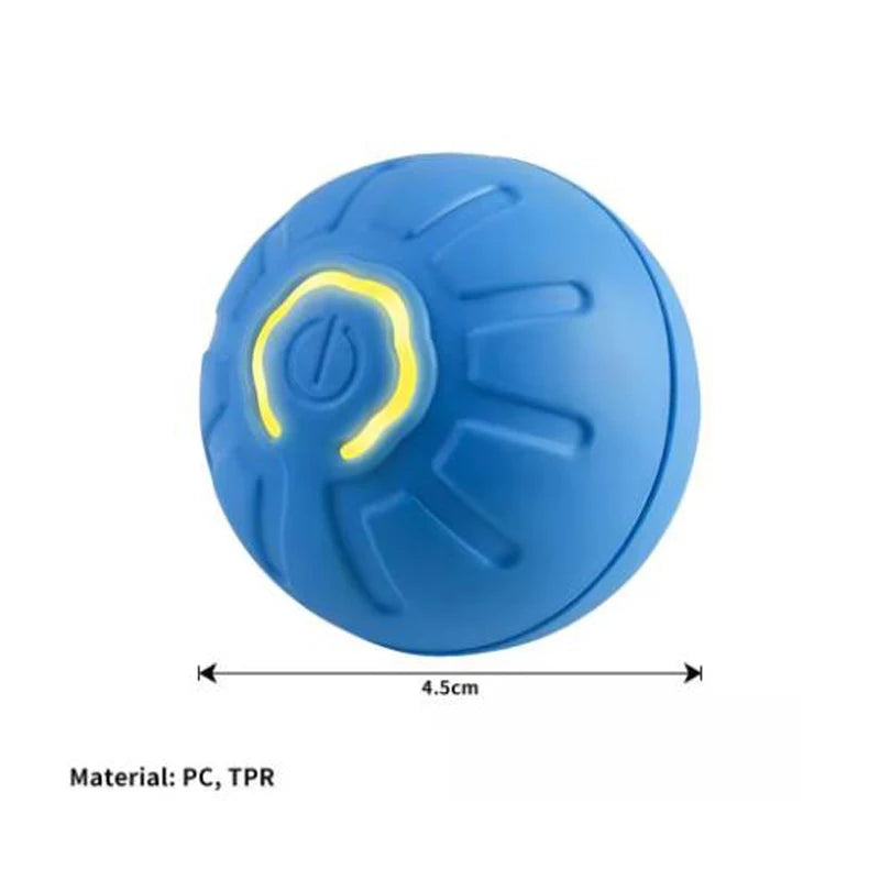 Electronic Interactive Pet Toy Ball — USB Rechargeable Auto-Bounce