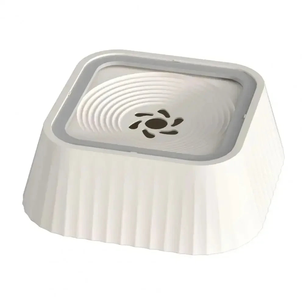 No-Spill Pet Water Bowl — Floating Plate Anti-Splash Design