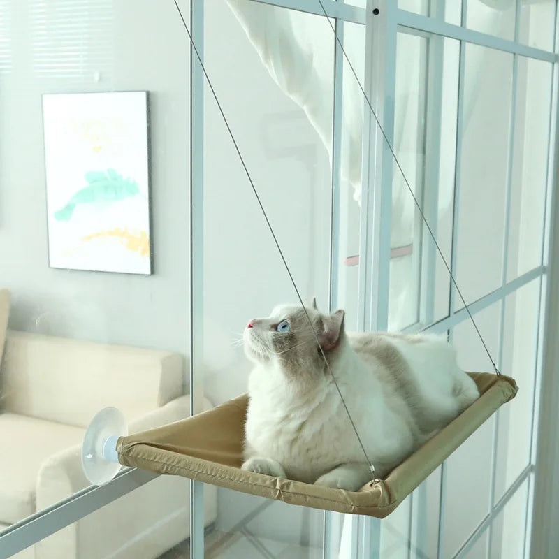 Cat Window Hammock — Aerial Perch Bed with Suction Cups, Holds 20kg