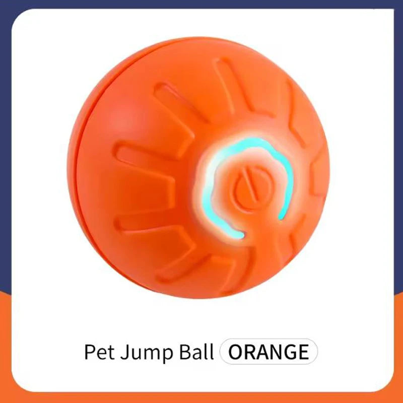 Electronic Interactive Pet Toy Ball — USB Rechargeable Auto-Bounce