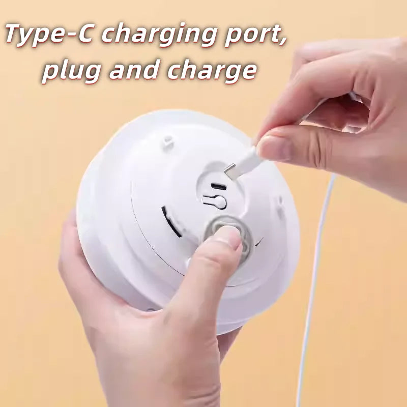 Electric Rotating Cat Toy — Auto Spinning Feather Wand Turntable