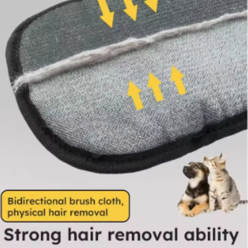 Pet Grooming Gloves — Hair Remover for Dogs & Cats